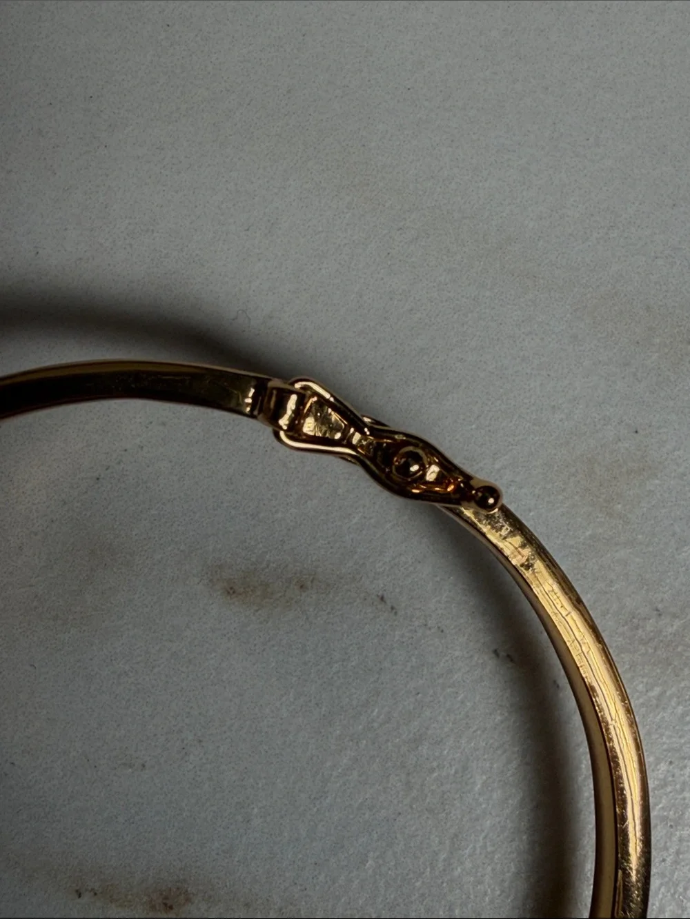 Kate Spade Skinny Mini Bow Bangle Pink Gold